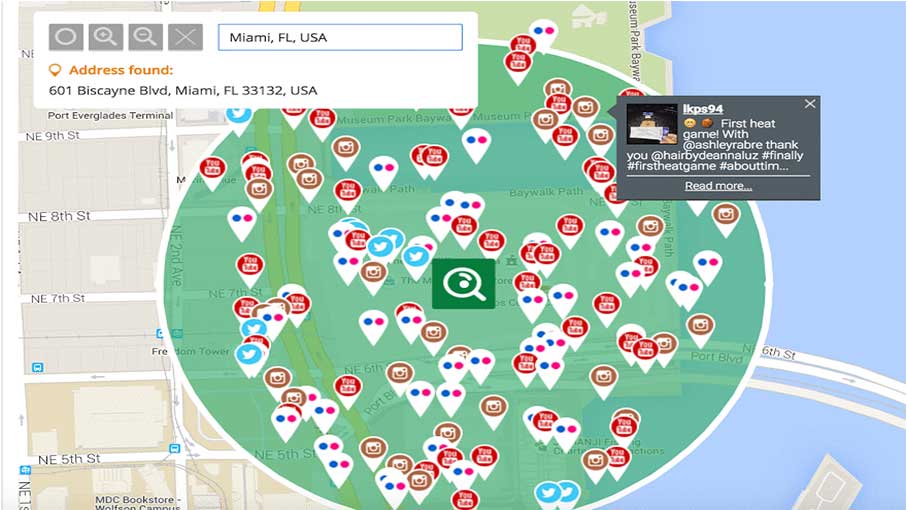 GoBabl – Social Media Geofencing Tool